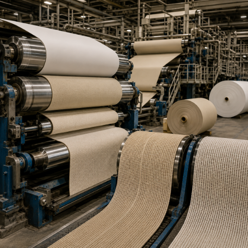 Kraft, cultural & newsprint fabric application