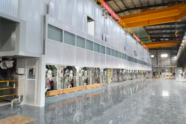 Paper machine production line layout and design by Zejiang