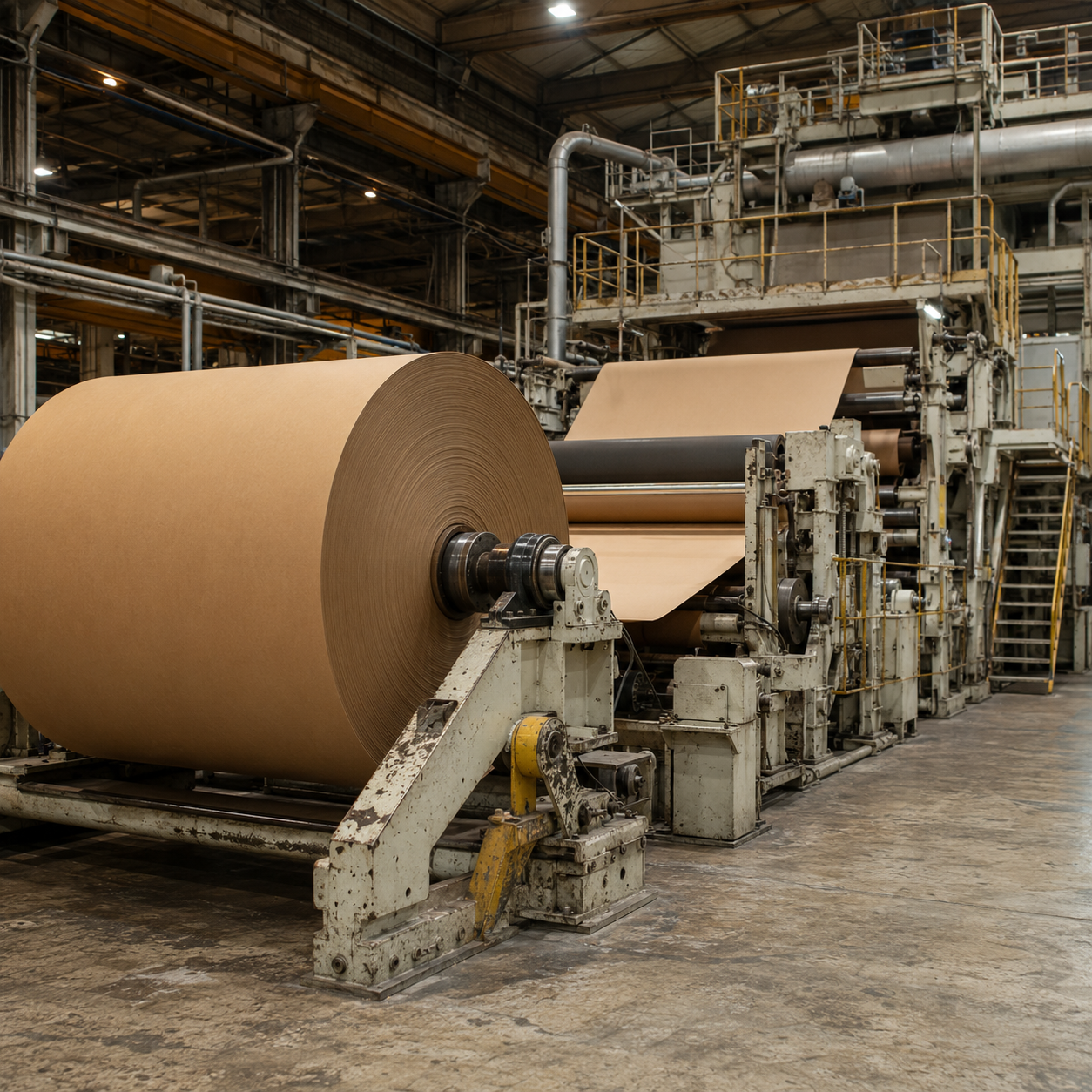 Used Kraft Paper Machine Line — Vietnam