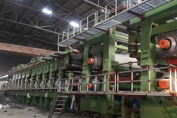 Used kraft paper machine relocated and reinstalled in Vietnam, running production after commissioning