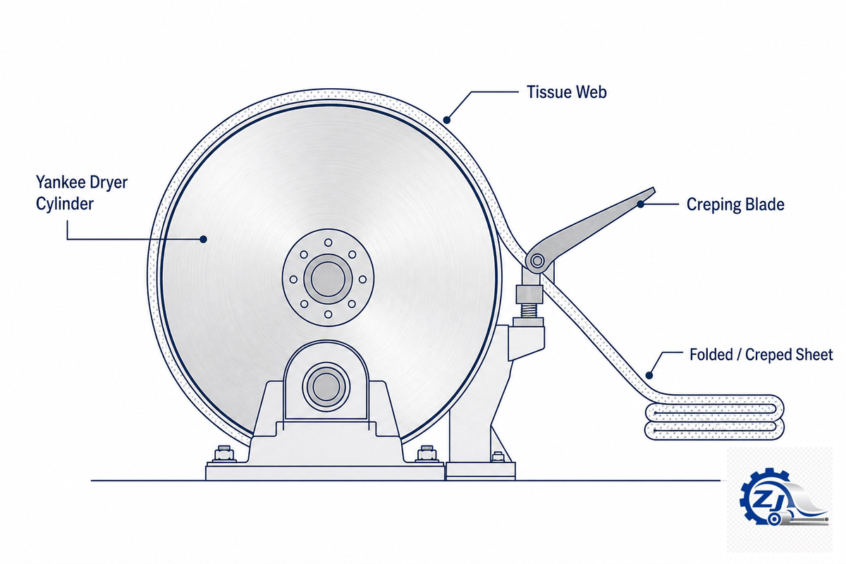 Creping Blades: The Tissue-Machine Specialist — Zejiang Paper Machinery