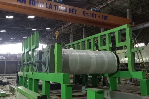 Paper machine commissioning and installation field site