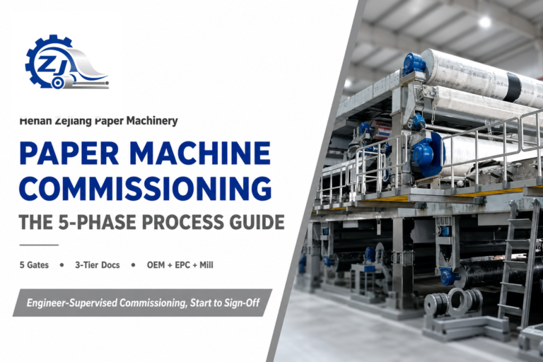 Paper Machine Commissioning Process: The 5-Phase Guide
