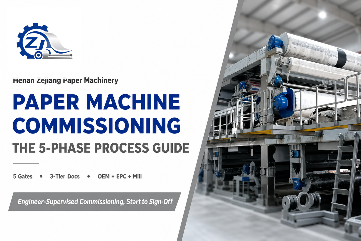 Paper Machine Commissioning Process: The 5-Phase Guide