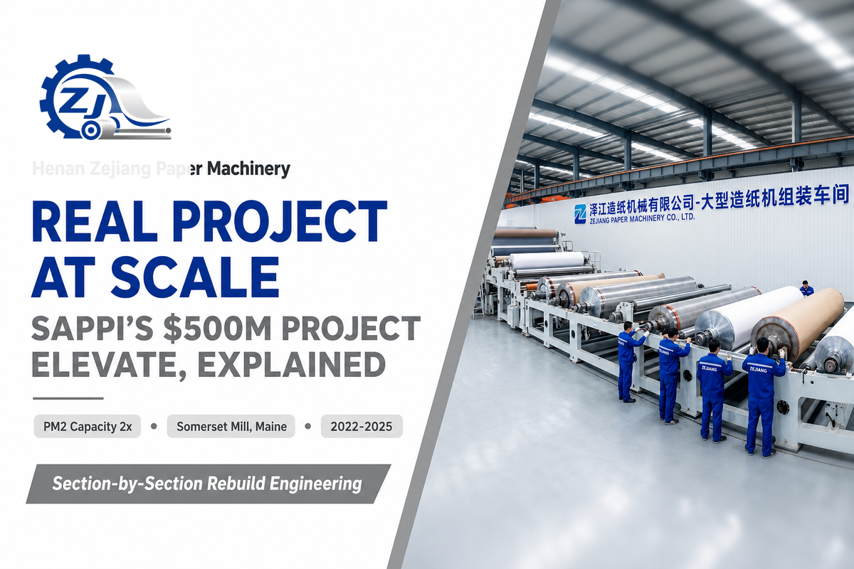 What a Major Rebuild Actually Delivers: Sappi's Project Elevate — Zejiang