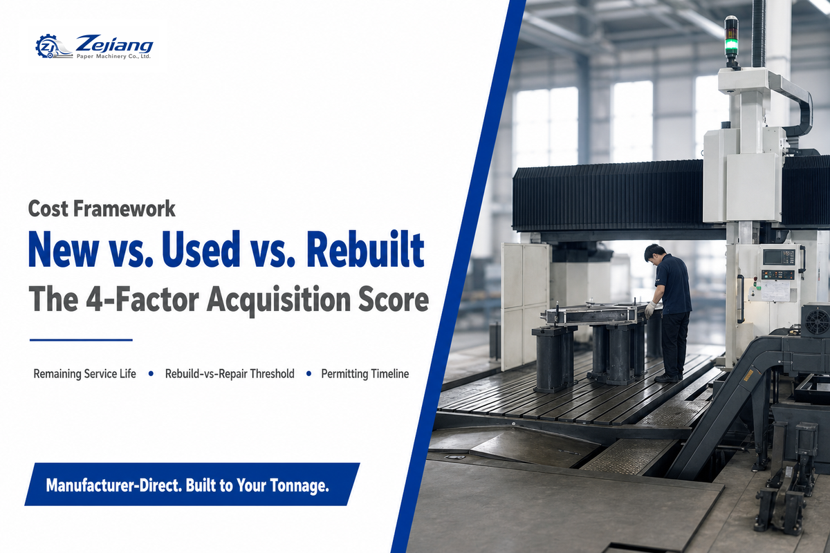 New vs. Used vs. Rebuilt: A Cost and Lifecycle Framework — Henan Zejiang Paper Machinery