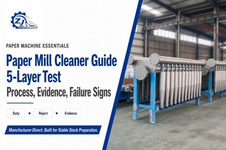 Paper Mill Cleaner Guide (Process, Stages & Troubleshooting)