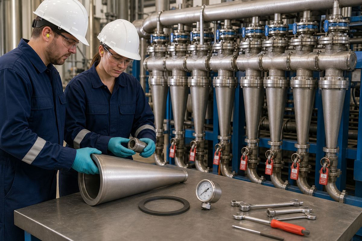 Maintain the Cone, Reject Path, and Instruments by Condition — Zejiang Paper Machinery