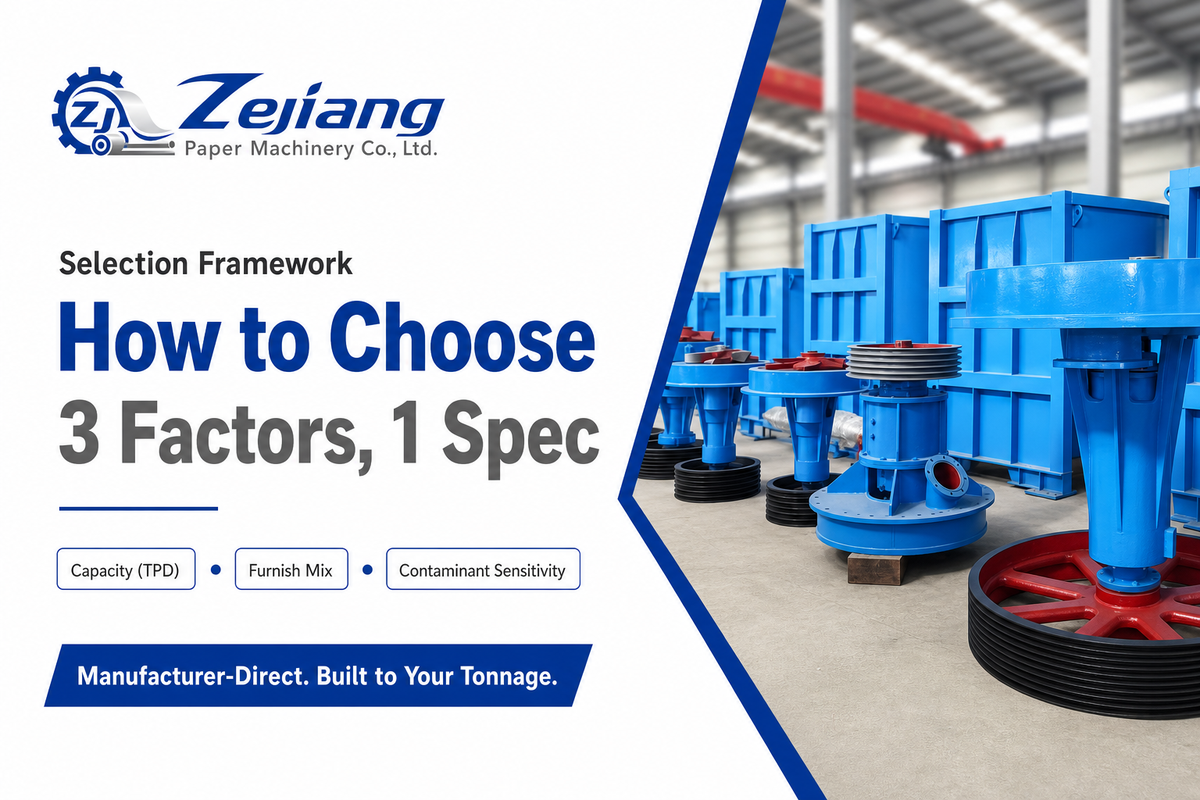 How to Choose the Right Pulper for Your Mill — Henan Zejiang Paper Machinery