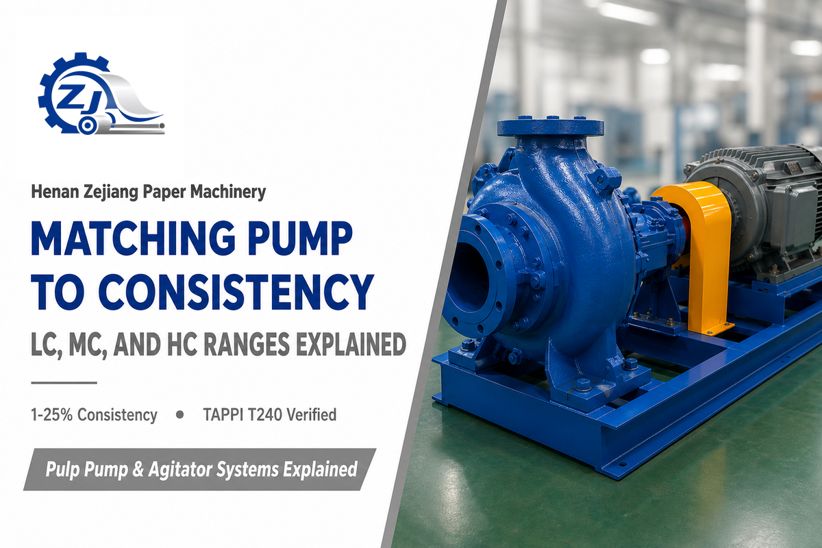 Matching Pump Type to Pulp Consistency: LC, MC, and HC Ranges — Zejiang
