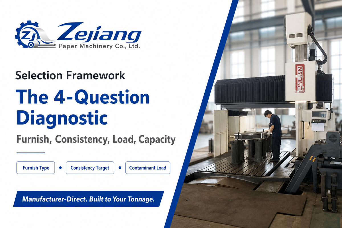 How to Select the Right Pulping Equipment for Your Furnish — Henan Zejiang Paper Machinery