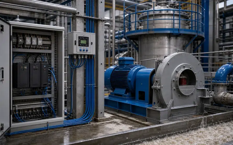 Disc refiner motor drive and mill electricity loading=