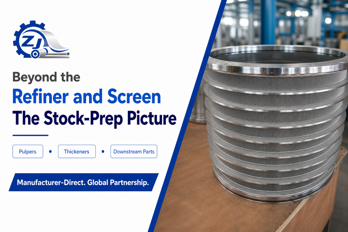 Refiner Plates and Screen Baskets in the Wider Stock-Prep Picture — Zejiang