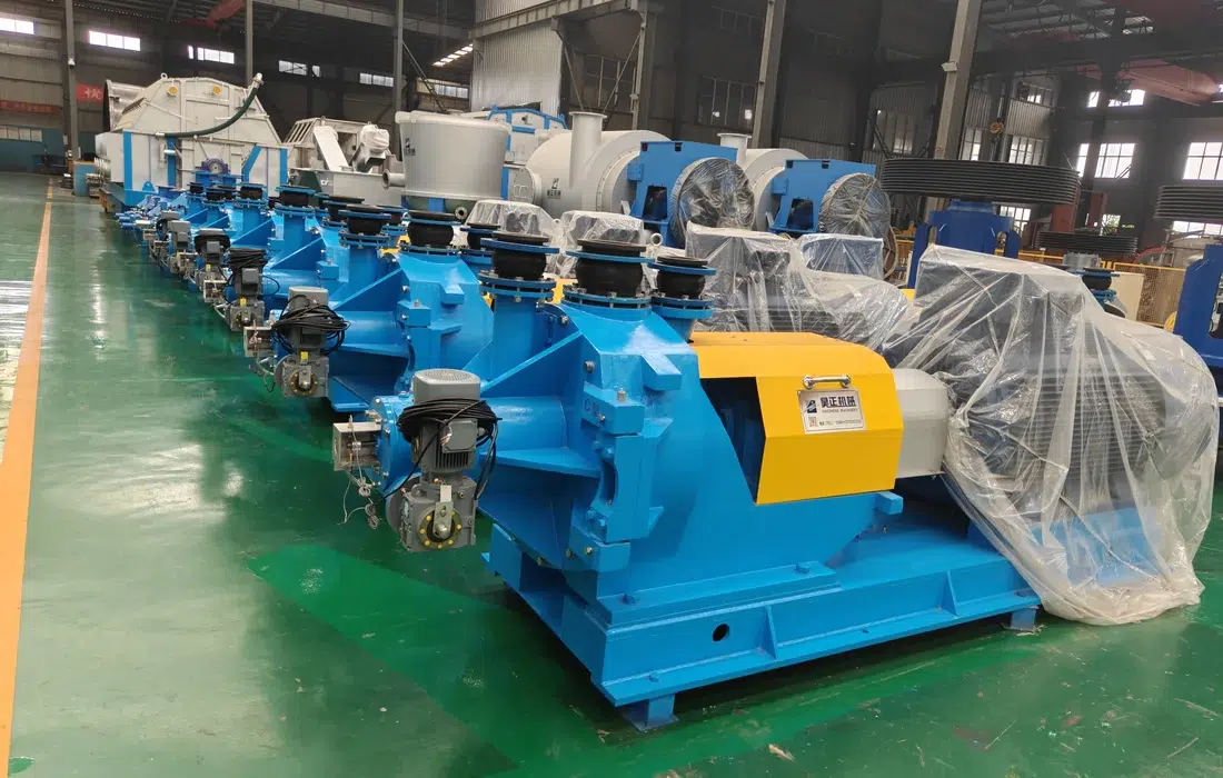 Henan Zejiang double disc refiner range for pulp and paper stock preparation