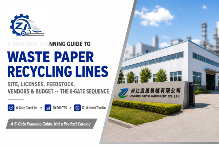 Setting Up a Waste Paper Recycling Line: Planning Guide