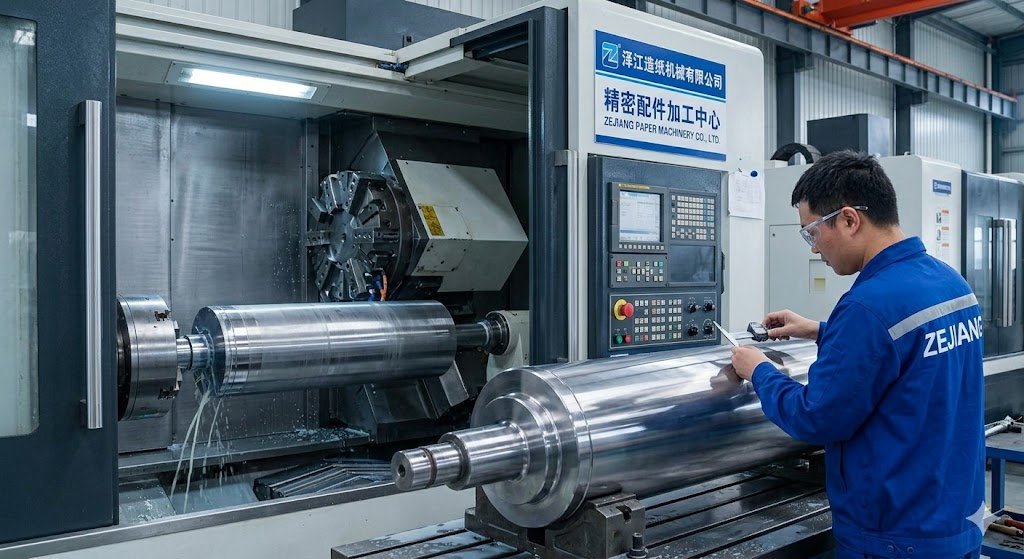 Advanced paper machine manufacturing workshop