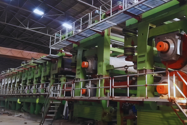 Zejiang paper machine upgrade and rebuild project — factory floor with machining work in progress