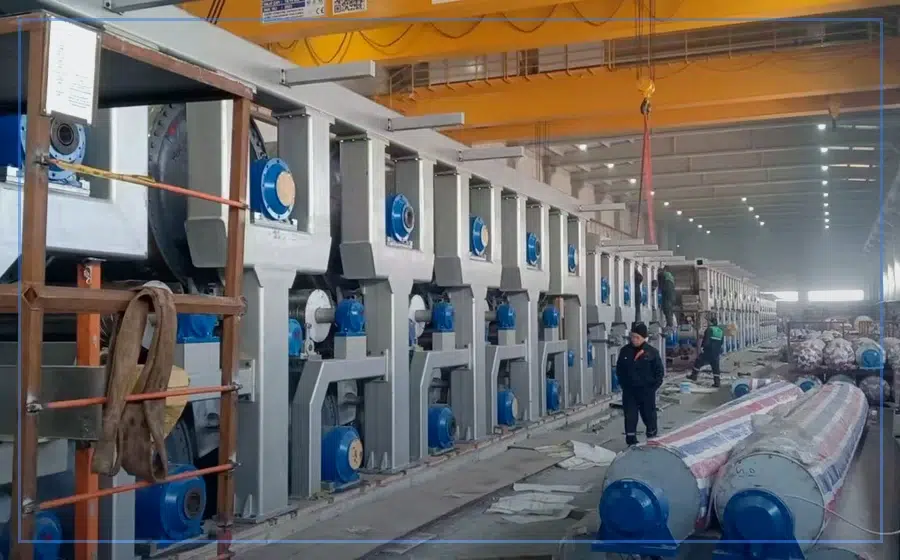 Kraft and testliner OCC pressure screening application in a paper mill line