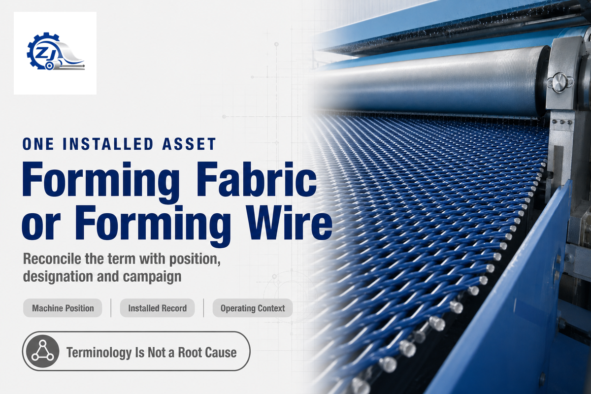 What Do Forming Fabric and Forming Wire Mean in Daily Operation? — ZJ Paper Machine
