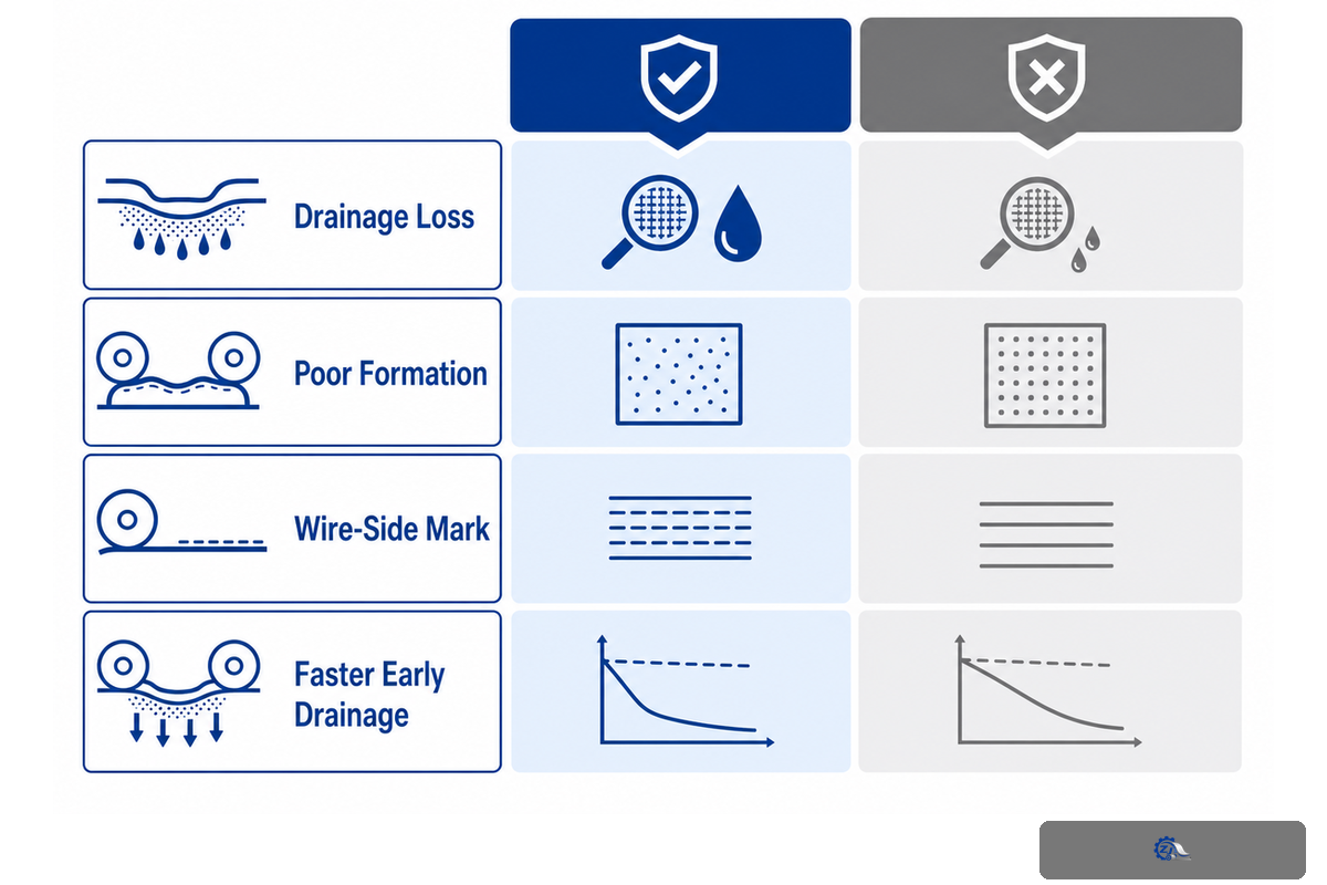 Read Drainage and Formation Signals Without Assuming a Fabric Fault — ZJ Paper Machine