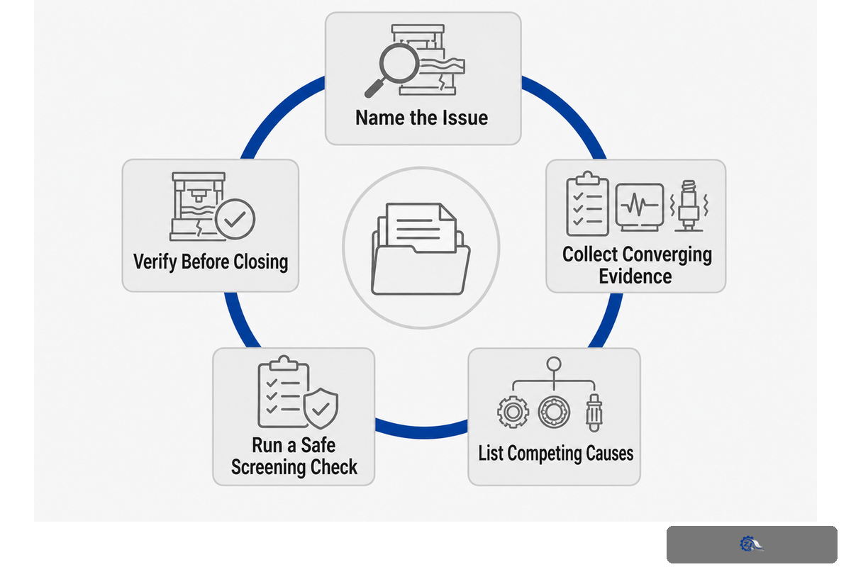 Use the 5-Step Symptom–Evidence–Isolation Loop — ZJ Paper Machine
