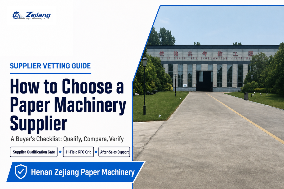 How to Choose a Paper Machinery Supplier: Checklist