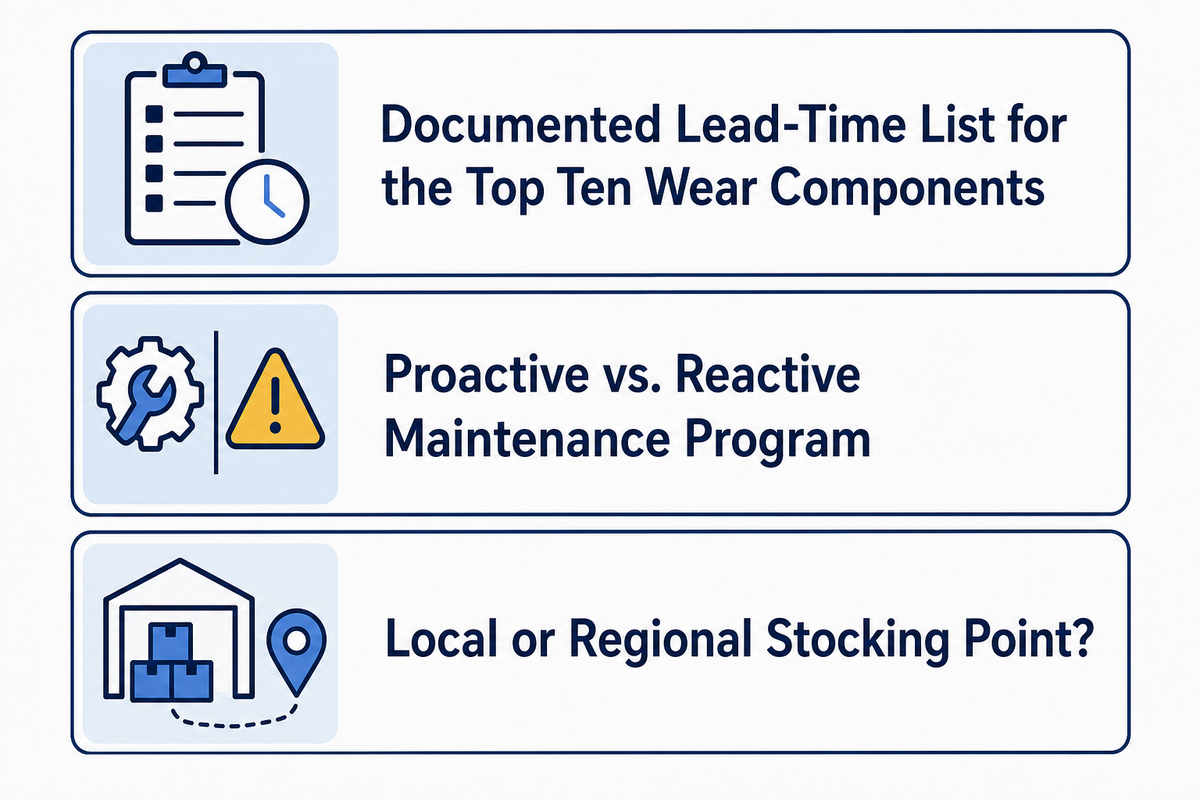 After-Sales Support, Spare Parts, and Maintenance Programs