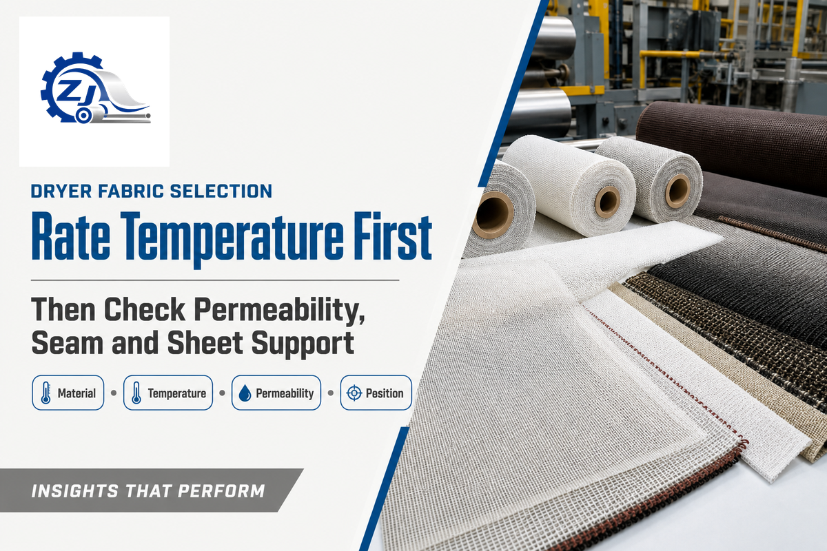 Dryer Fabrics: Rate Temperature Before Permeability — Zejiang Paper Machinery