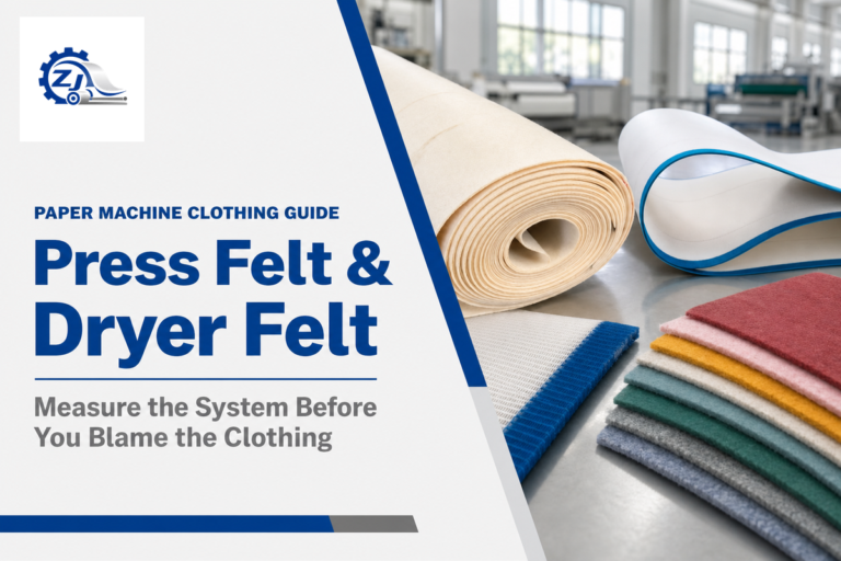 Press Felt & Dryer Felt: The 2026 Paper Machine Guide