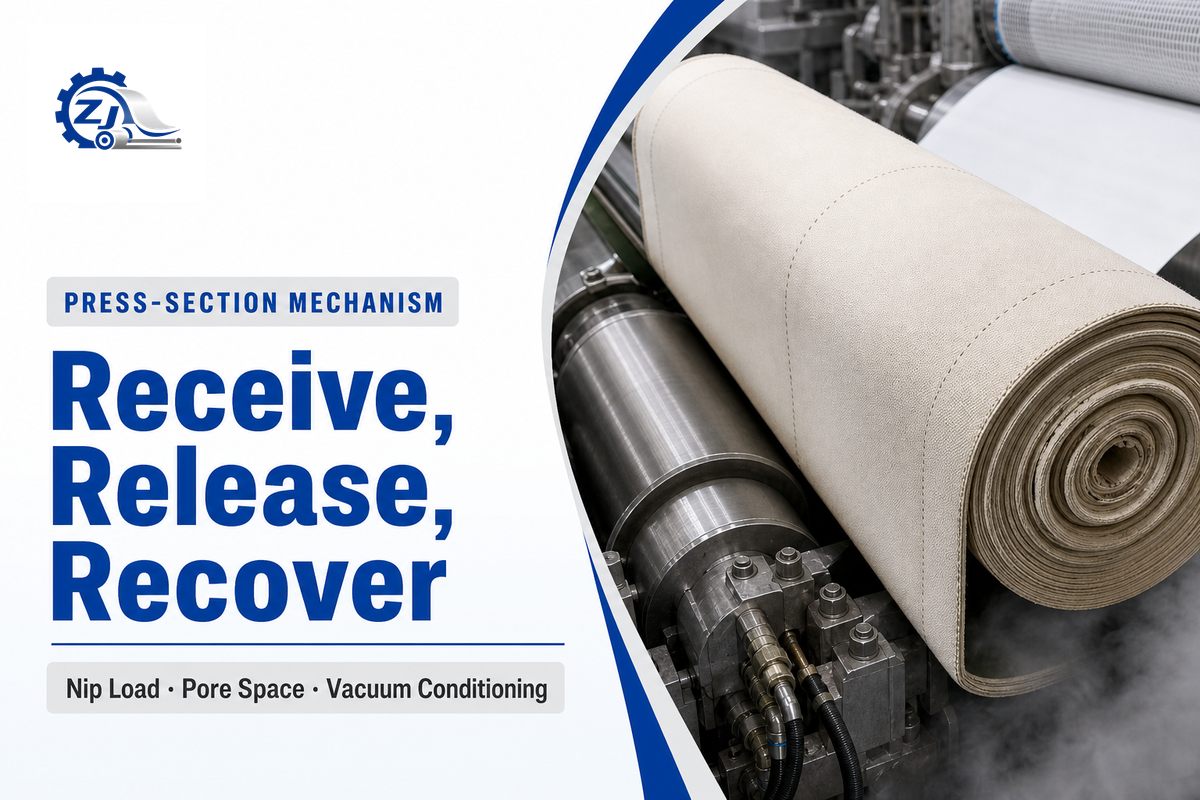 How Does a Press Felt Remove Water in the Press Section? — Zejiang