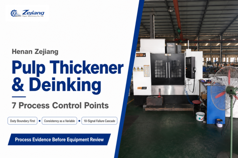 Pulp Thickener & Deinking: 7 Process Control Points