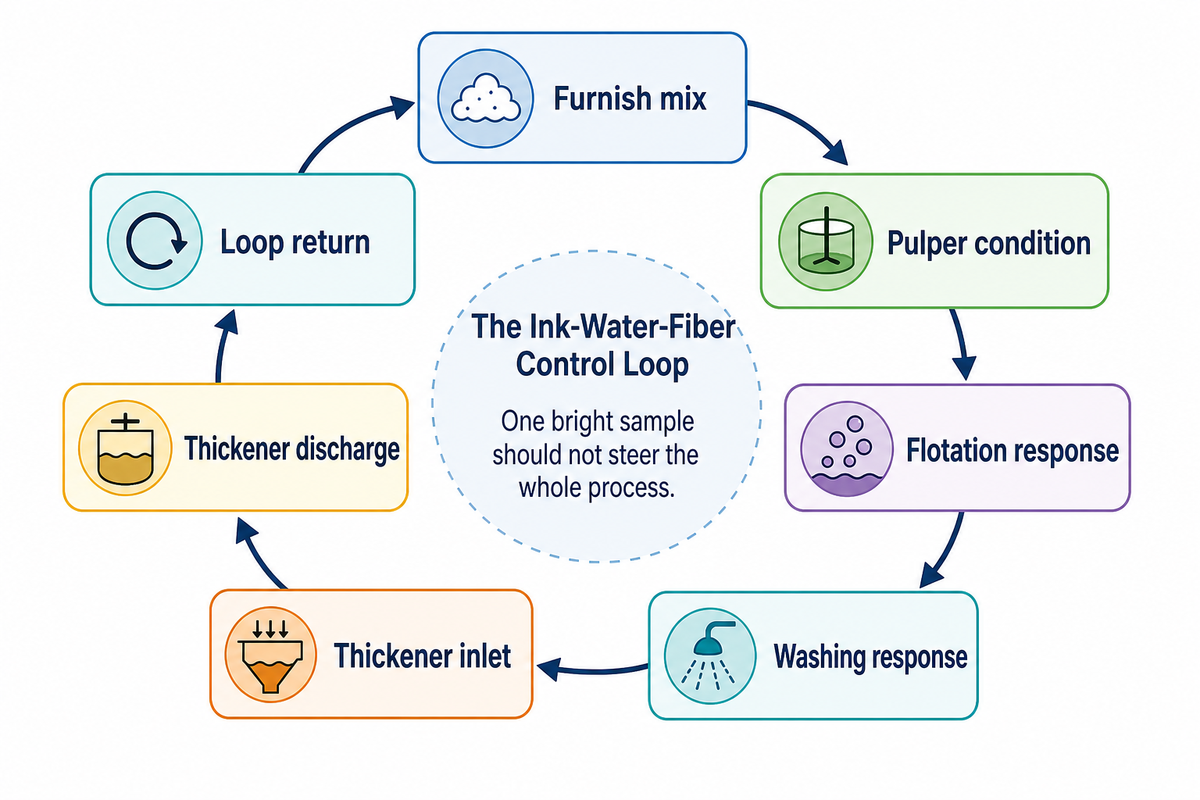 The Ink-Water-Fiber Control Loop: 7 Process Control Points — Henan Zejiang Paper Machinery