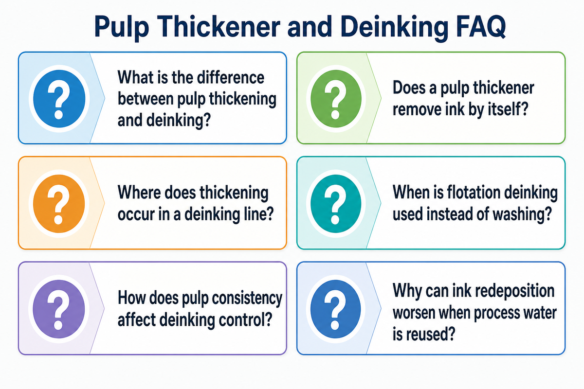 Pulp Thickener and Deinking FAQ — Henan Zejiang Paper Machinery