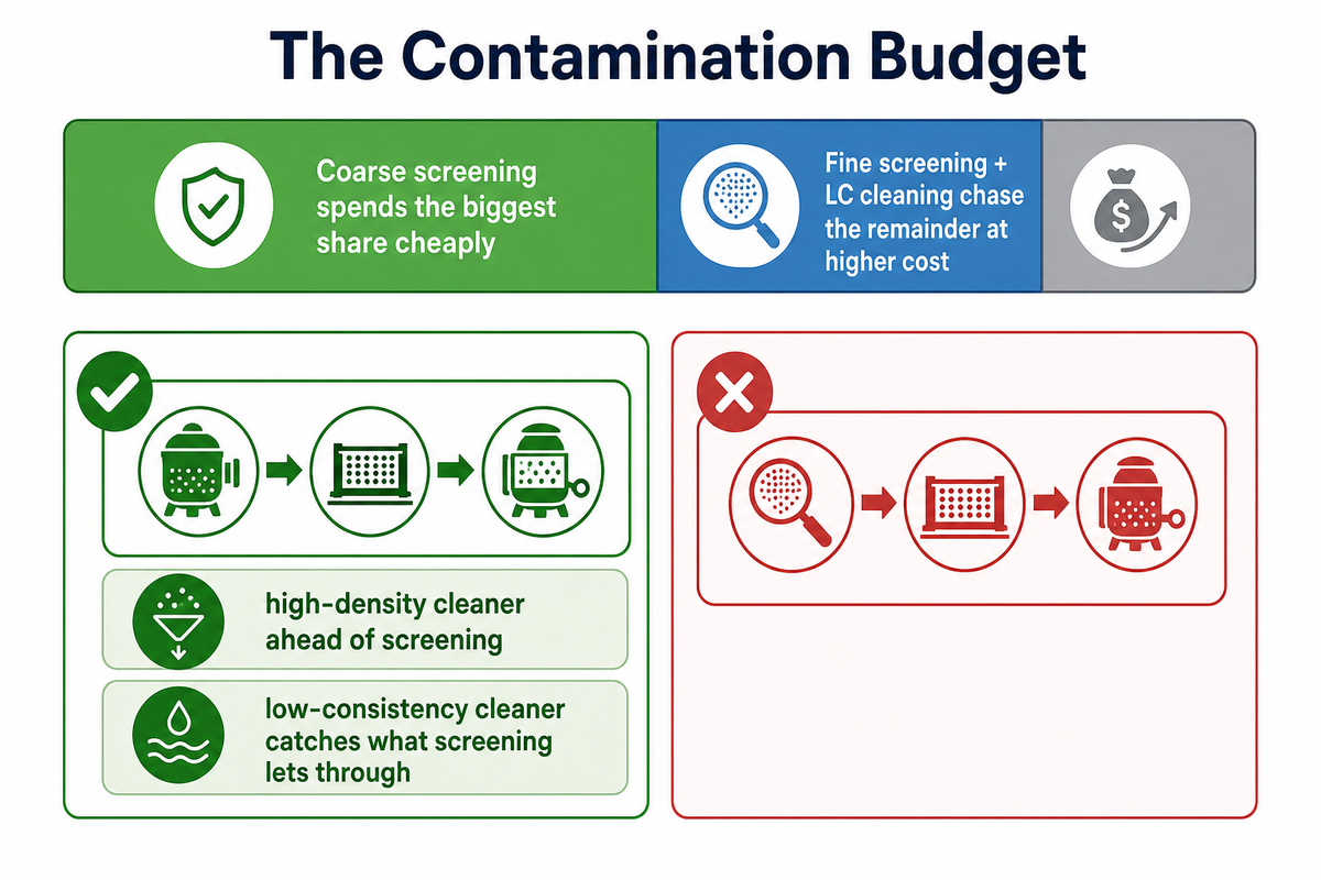 Screening and Cleaning: Removing Contaminants Without Losing Fiber