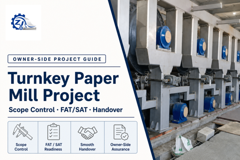 Turnkey Paper Mill Project Guide: Scope Control, Acceptance Tests, and Handover