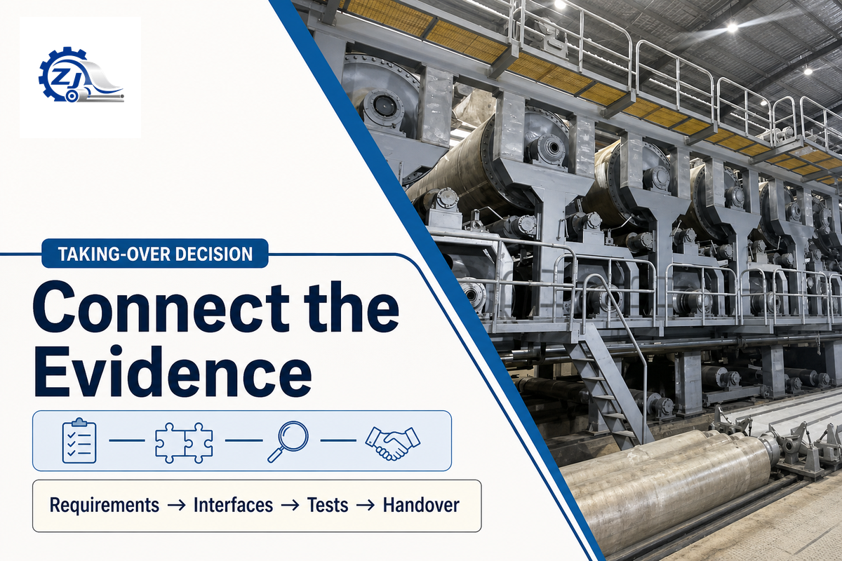 From Project Scope to a Defensible Taking-Over Decision