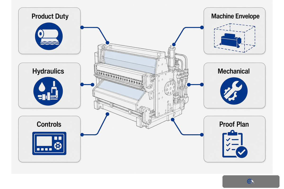 Headbox retrofit data card connects duty, machine envelope, hydraulics, controls, access and proof plan