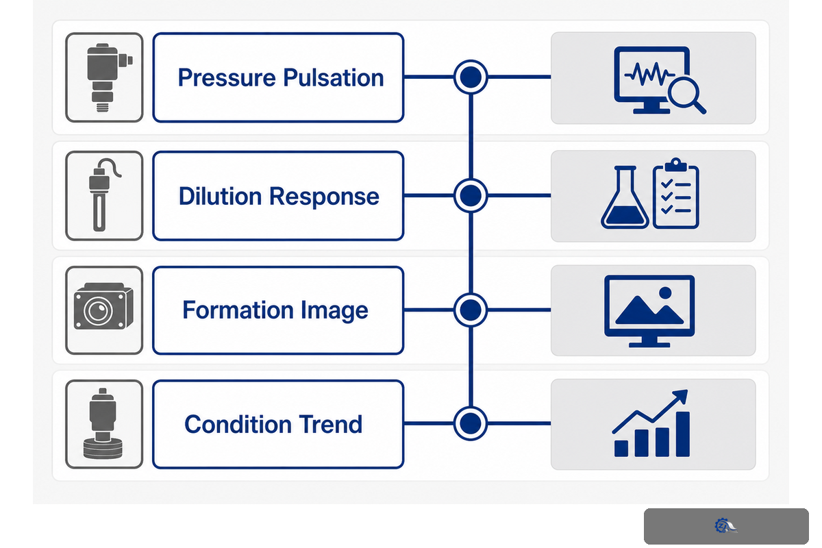Paper-machine monitoring links pressure, dilution, formation and condition signals to maintenance decisions