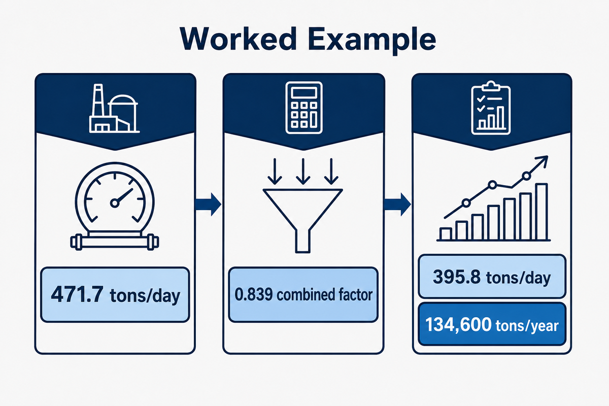 Worked Example: From Machine Numbers to Daily and Annual Production — Henan Zejiang Paper Machinery