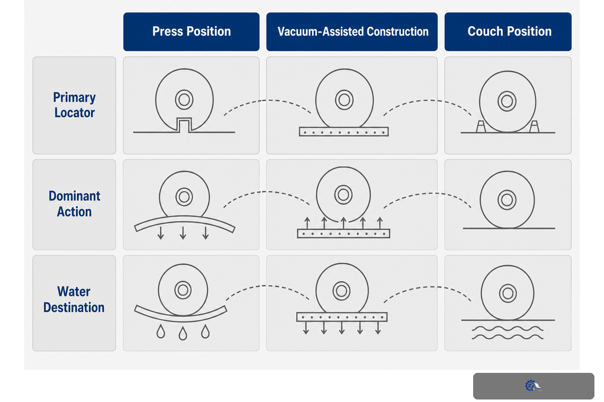 Press Roll vs Vacuum Roll vs Couch Roll: What Changes? — Zejiang
