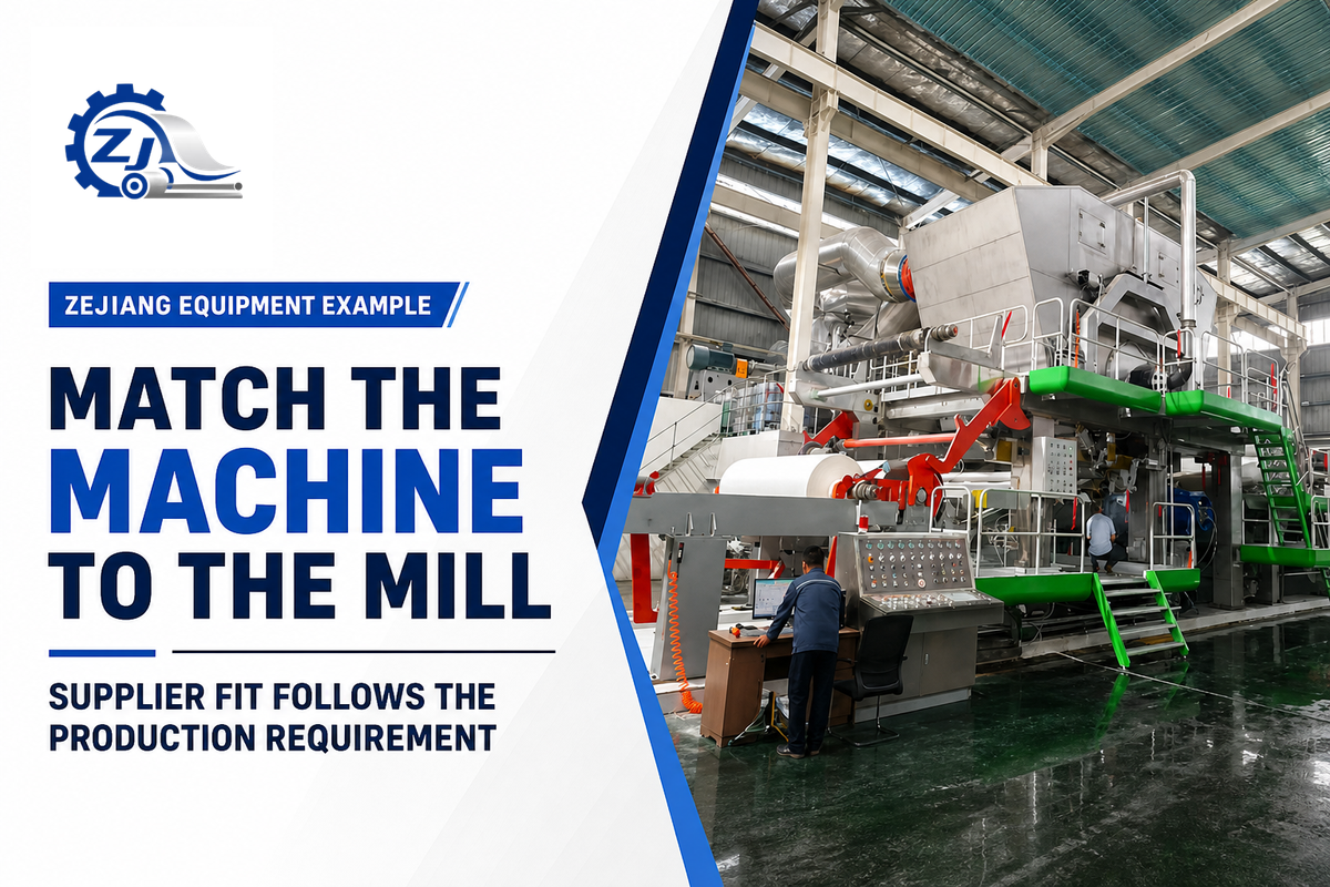 Regional supplier fit depends on sheet, operating scale and support requirements; Zejiang crescent former shown.